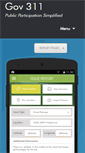Mobile Screenshot of government311.com